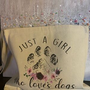 Chic Canvas Tote for Dog Lovers